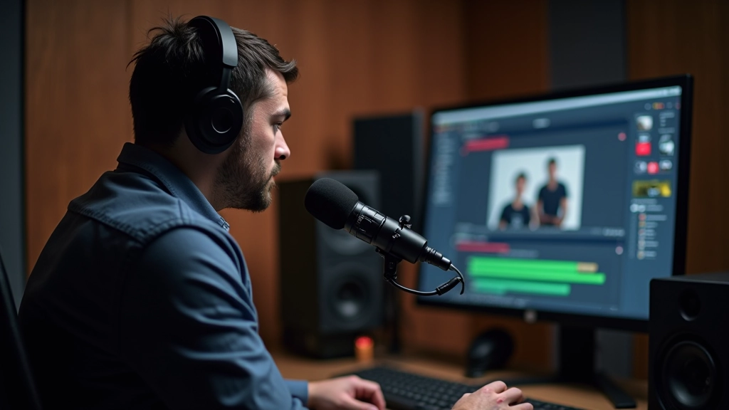 Podcast recording setup